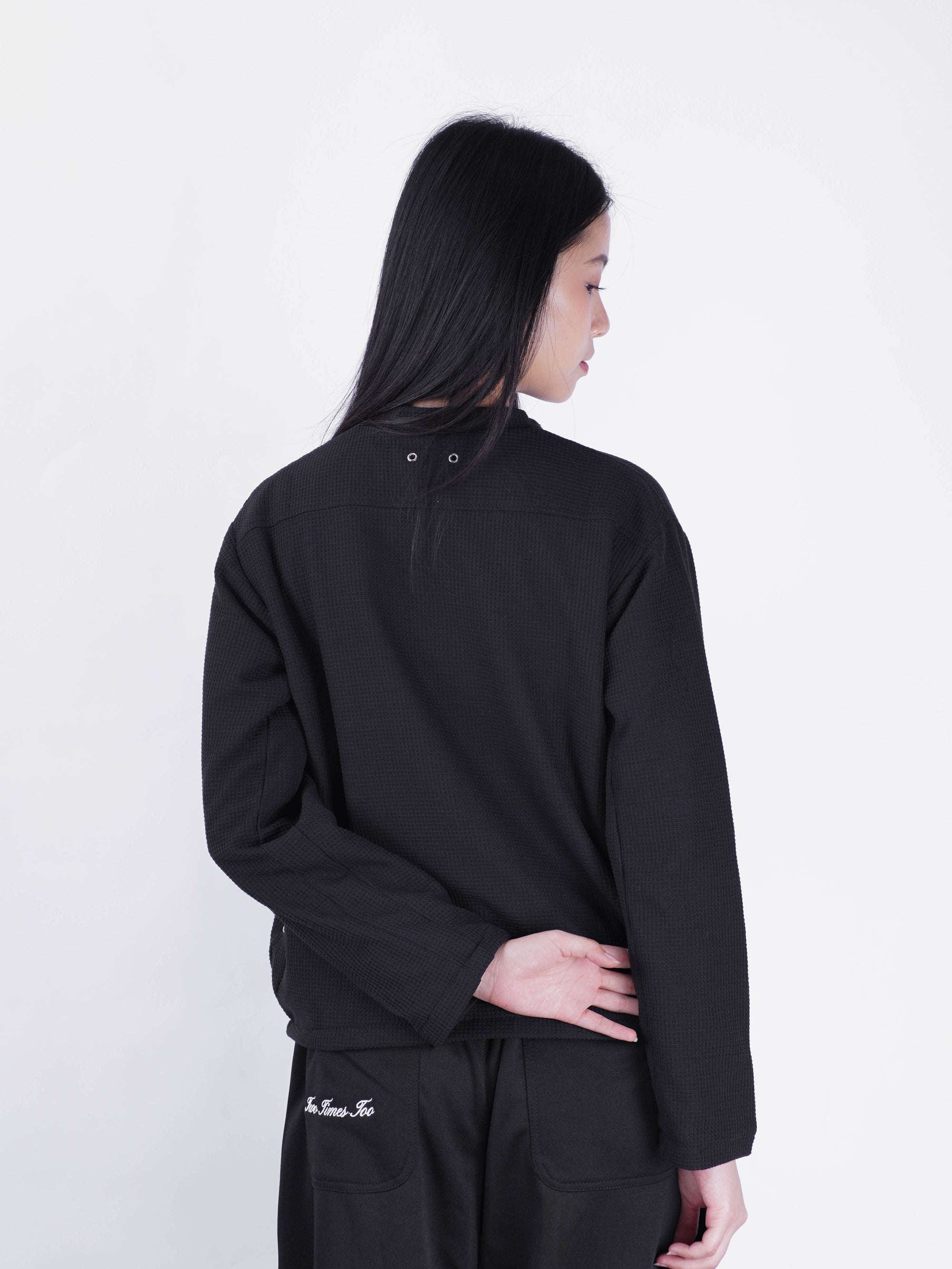 Asymetrical Zipper Crewneck