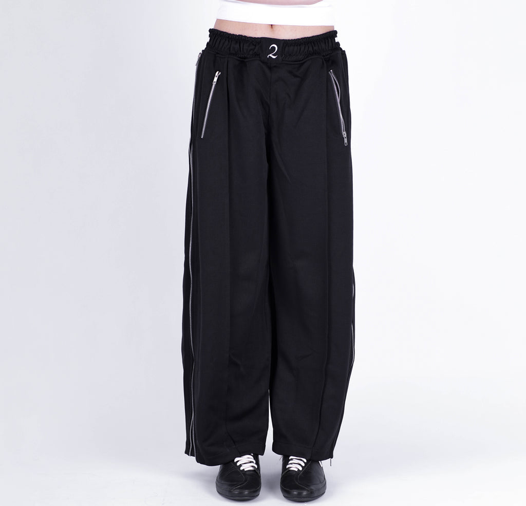 Full Zipped Poly Trackpants
