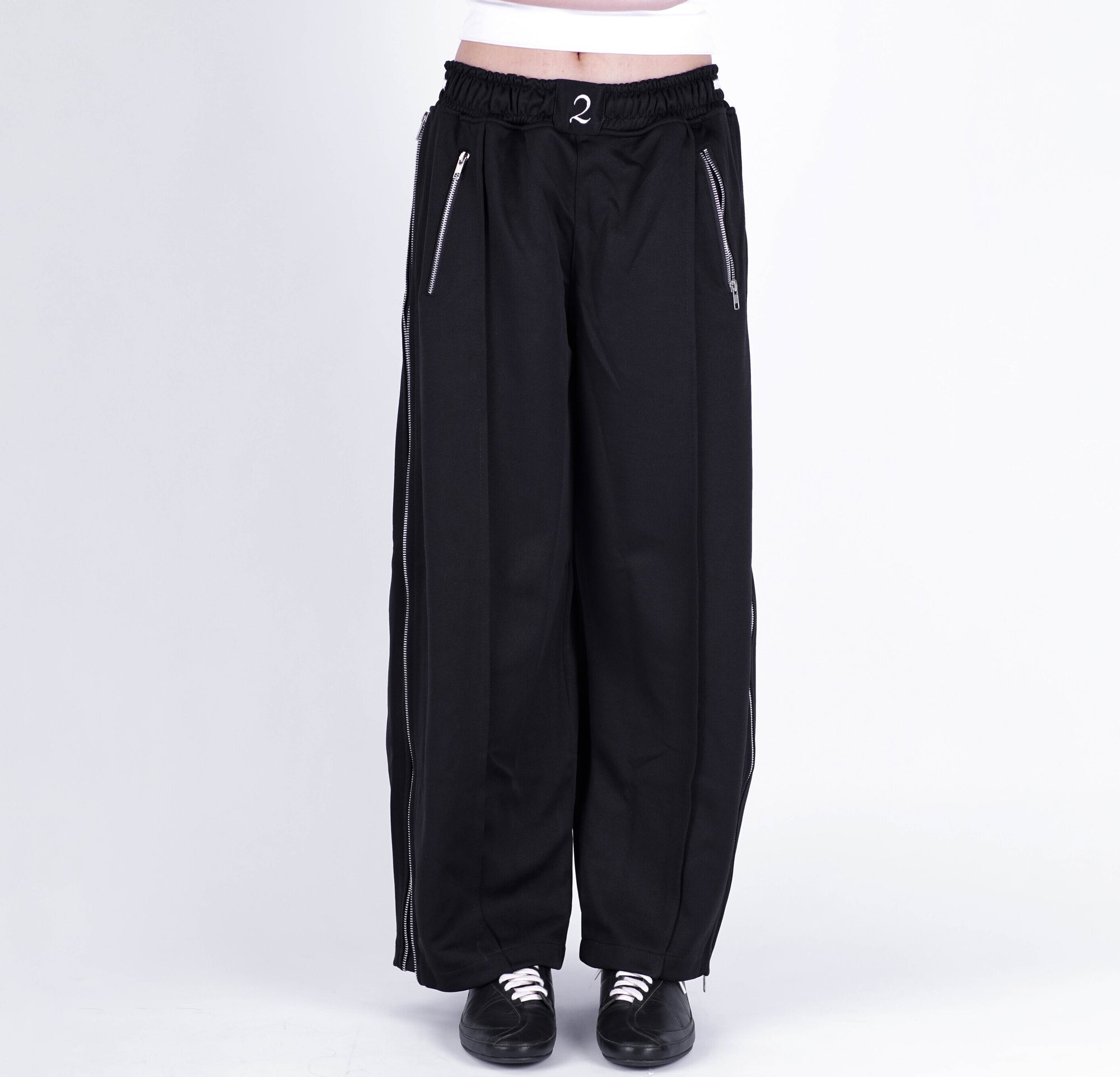Full Zipped Poly Trackpants
