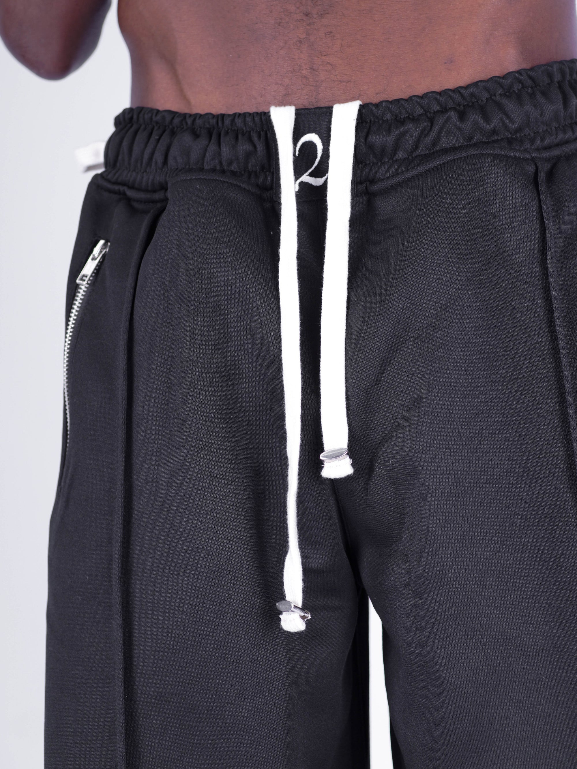 Full Zipped Poly Trackpants
