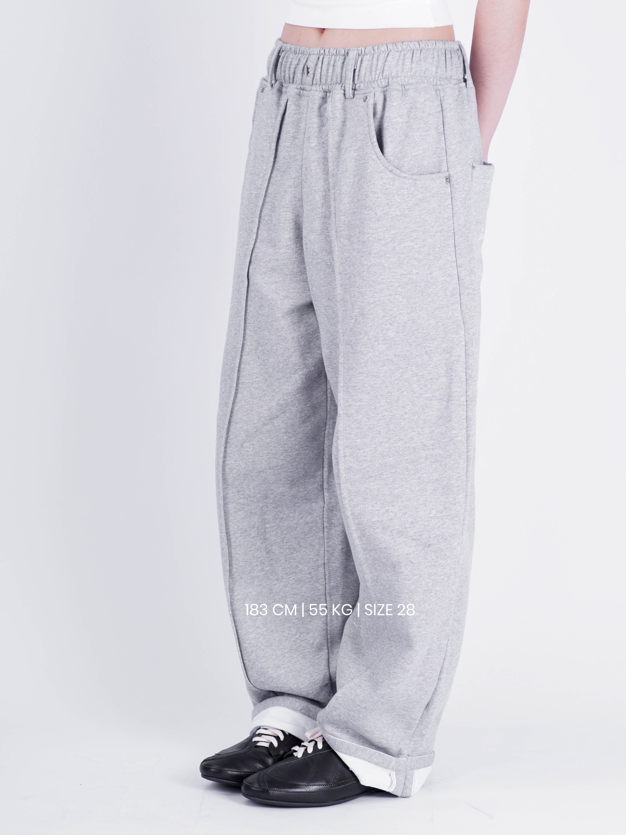 Selvedge Pleated Sweatpants