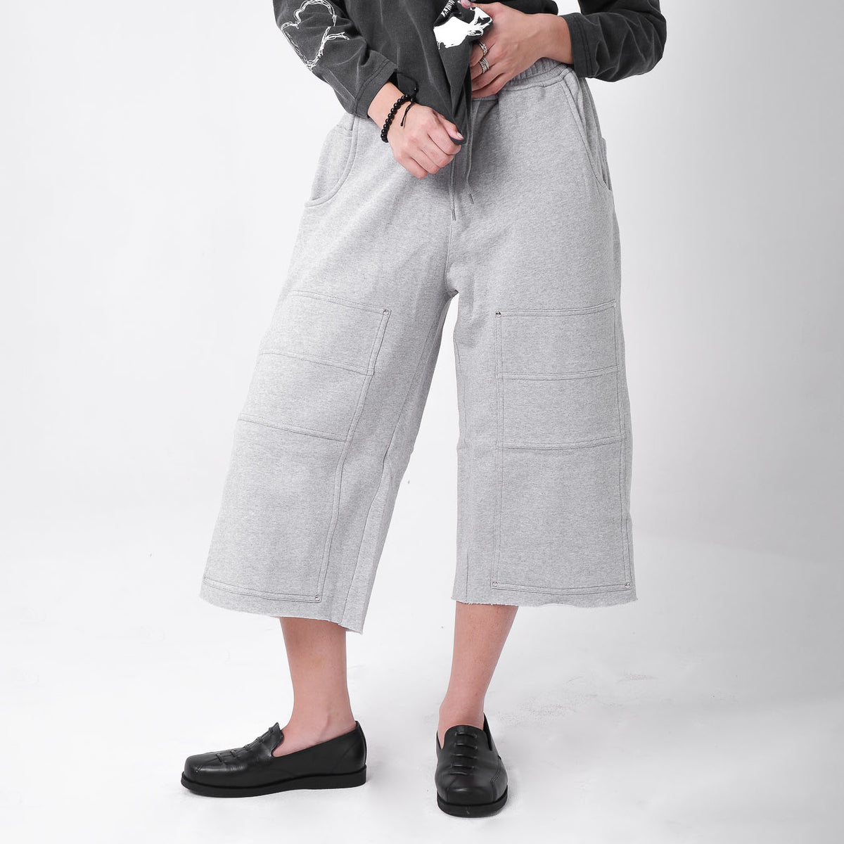 Double Knee Sweatpants Capri