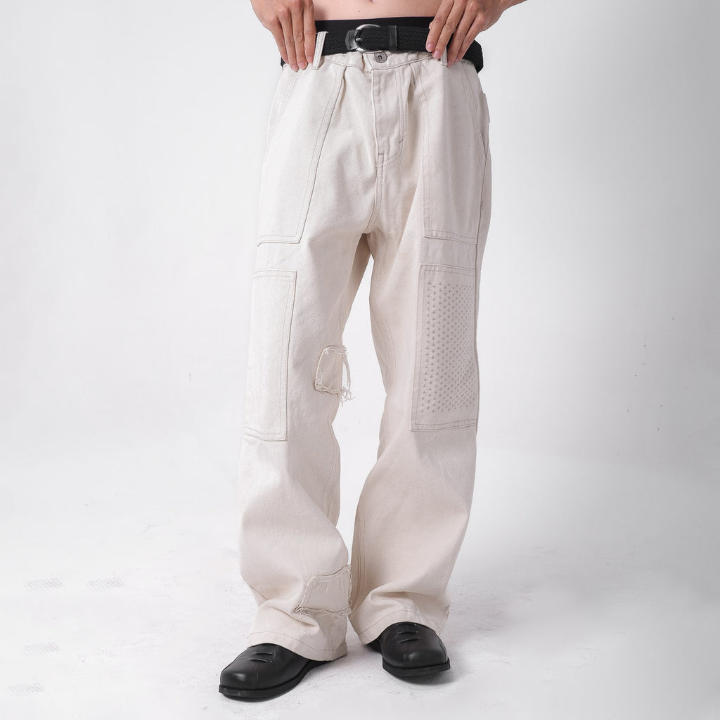 Fieldwork Fatigue Denim Pants - Khaki