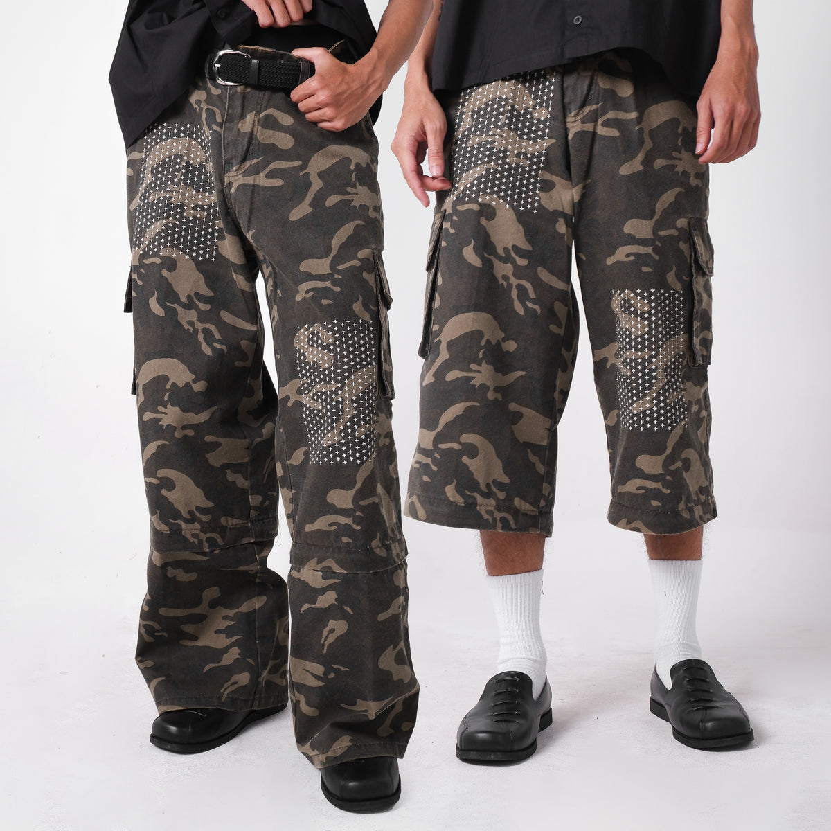 Capri Camo Cargo Pants
