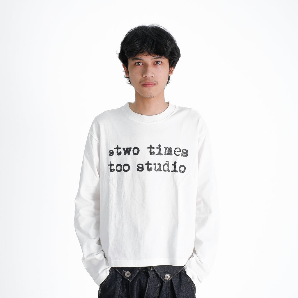 Logo Tee Longlseeve - Broken White