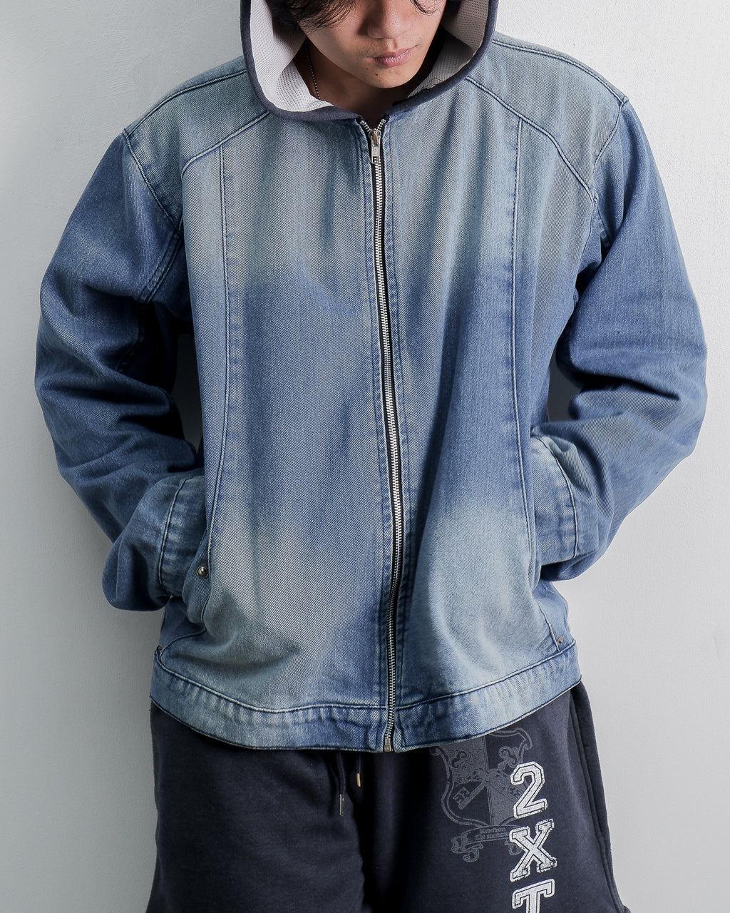 Washed Hood Denim