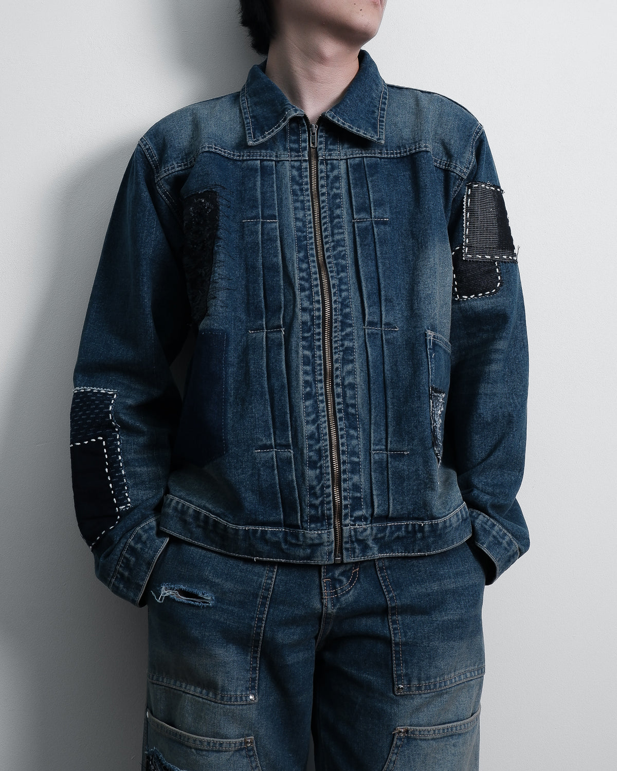 Split Zip Reconstructed Jacket