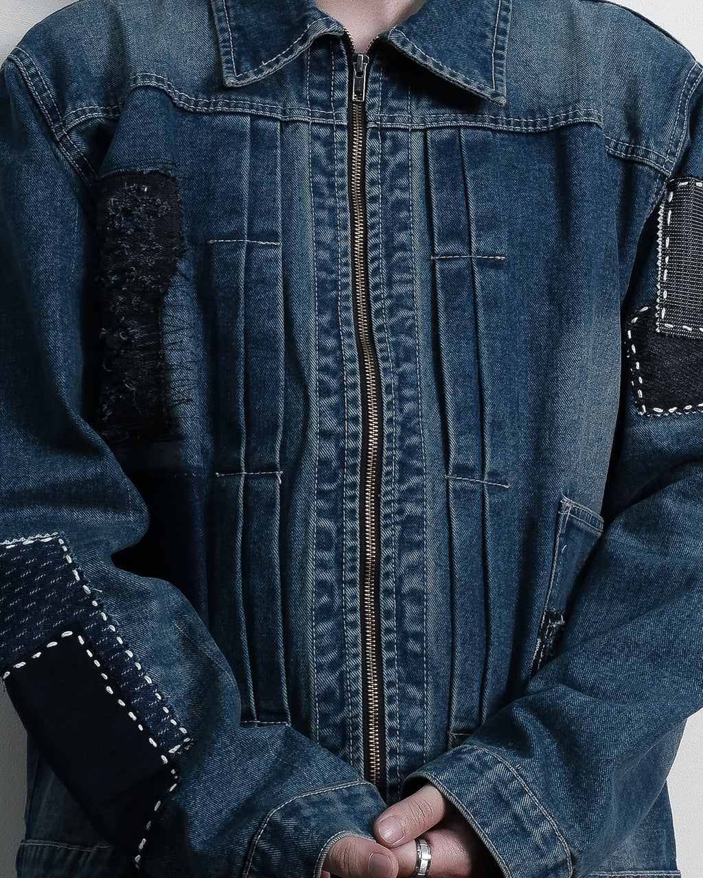 Split Zip Reconstructed Jacket