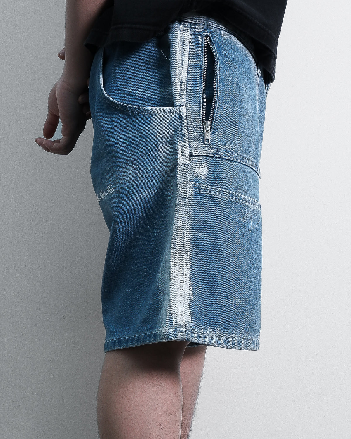 Stacked Waist Denim Jorts