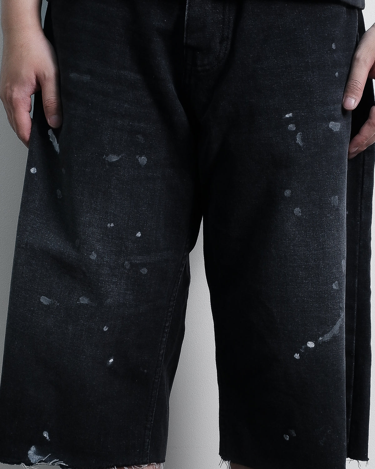 Grunge Splatter Jorts