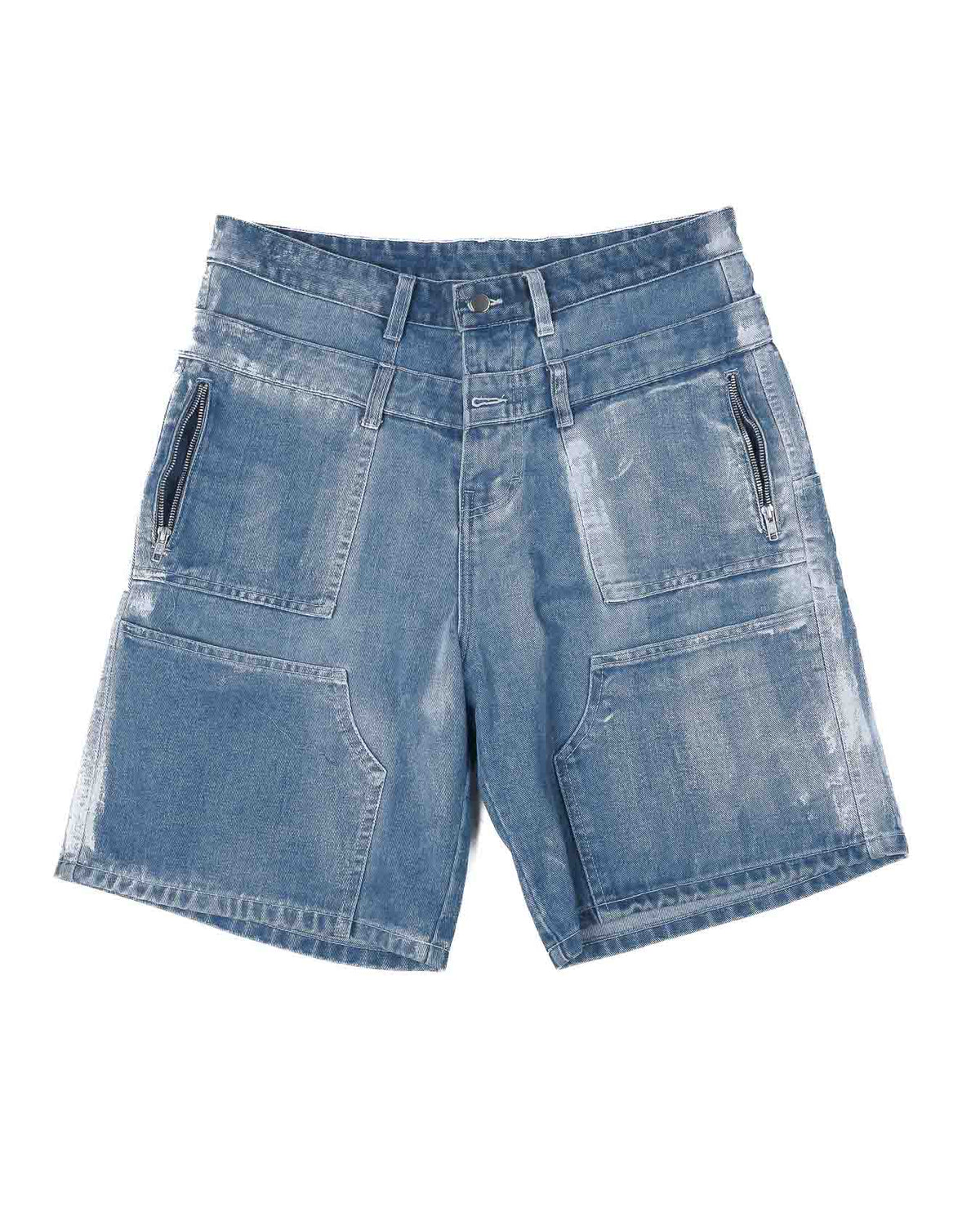 Stacked Waist Denim Jorts