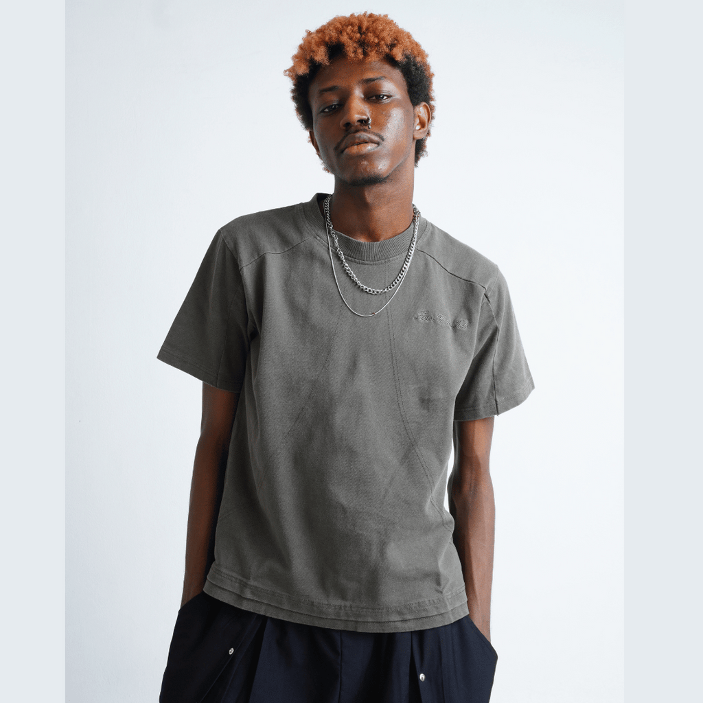 Boxy Daily Tee Vintage Grey