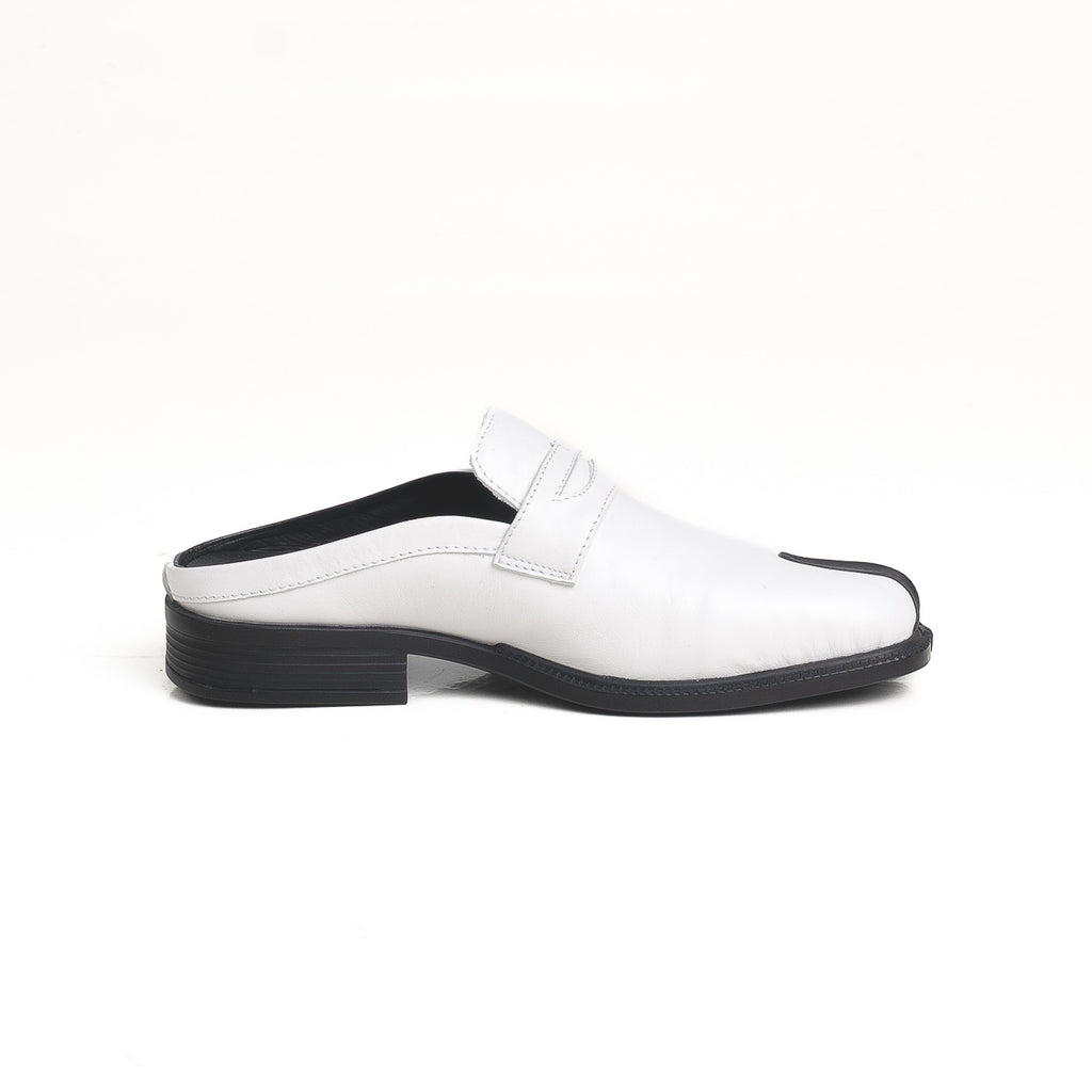 Tabi Mules - White