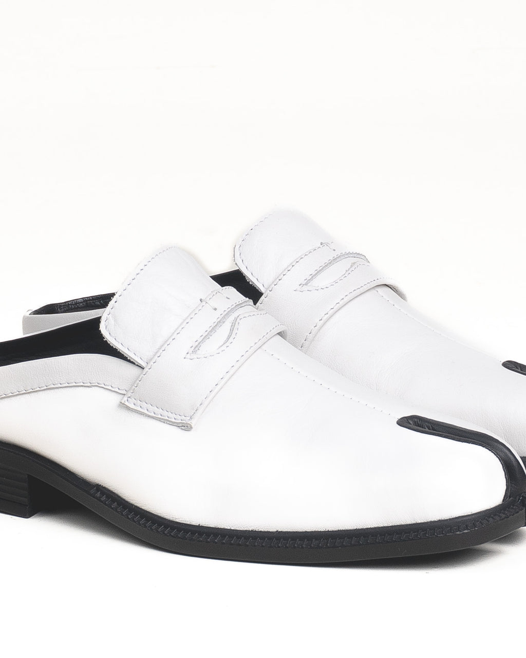 Tabi Mules - White