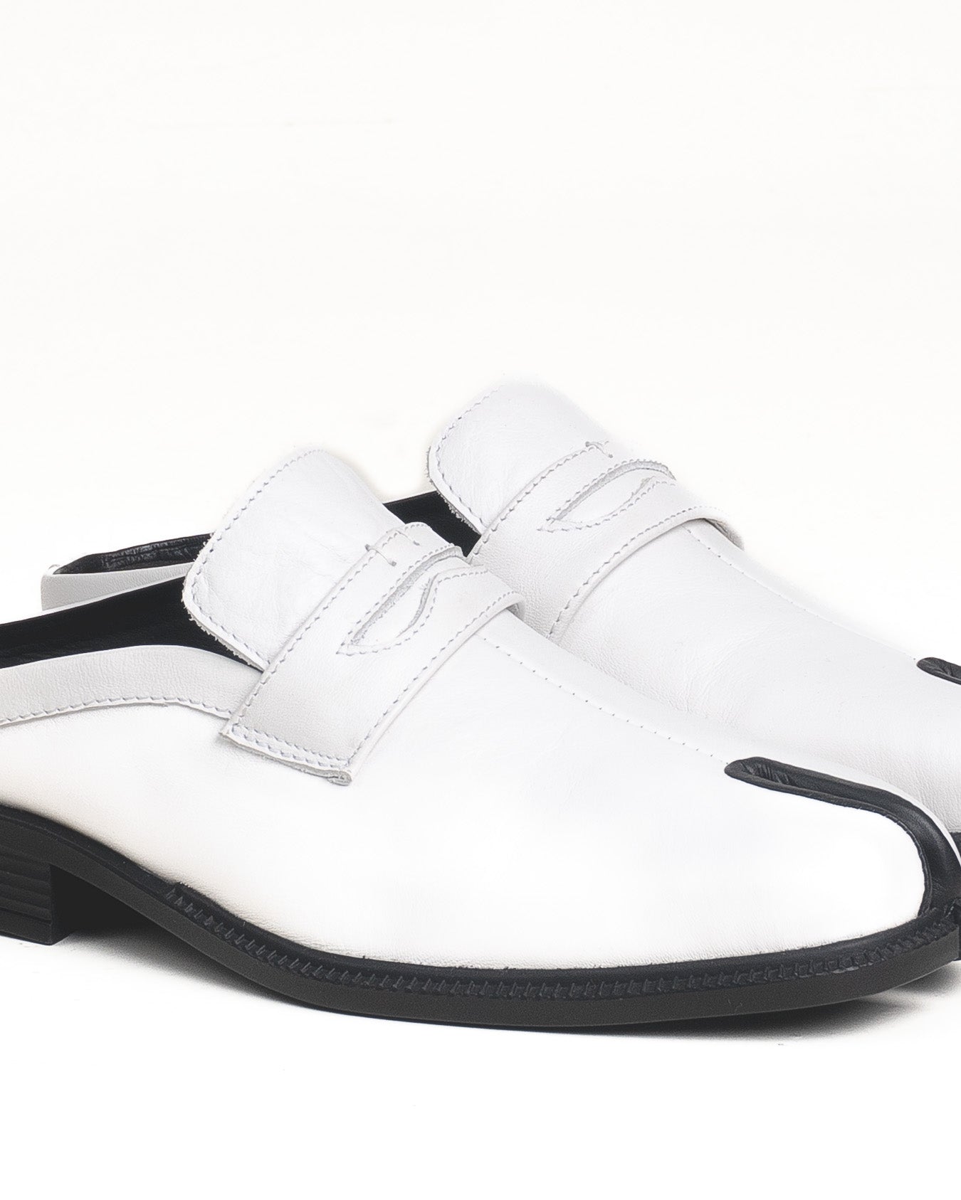 Tabi Mules - White