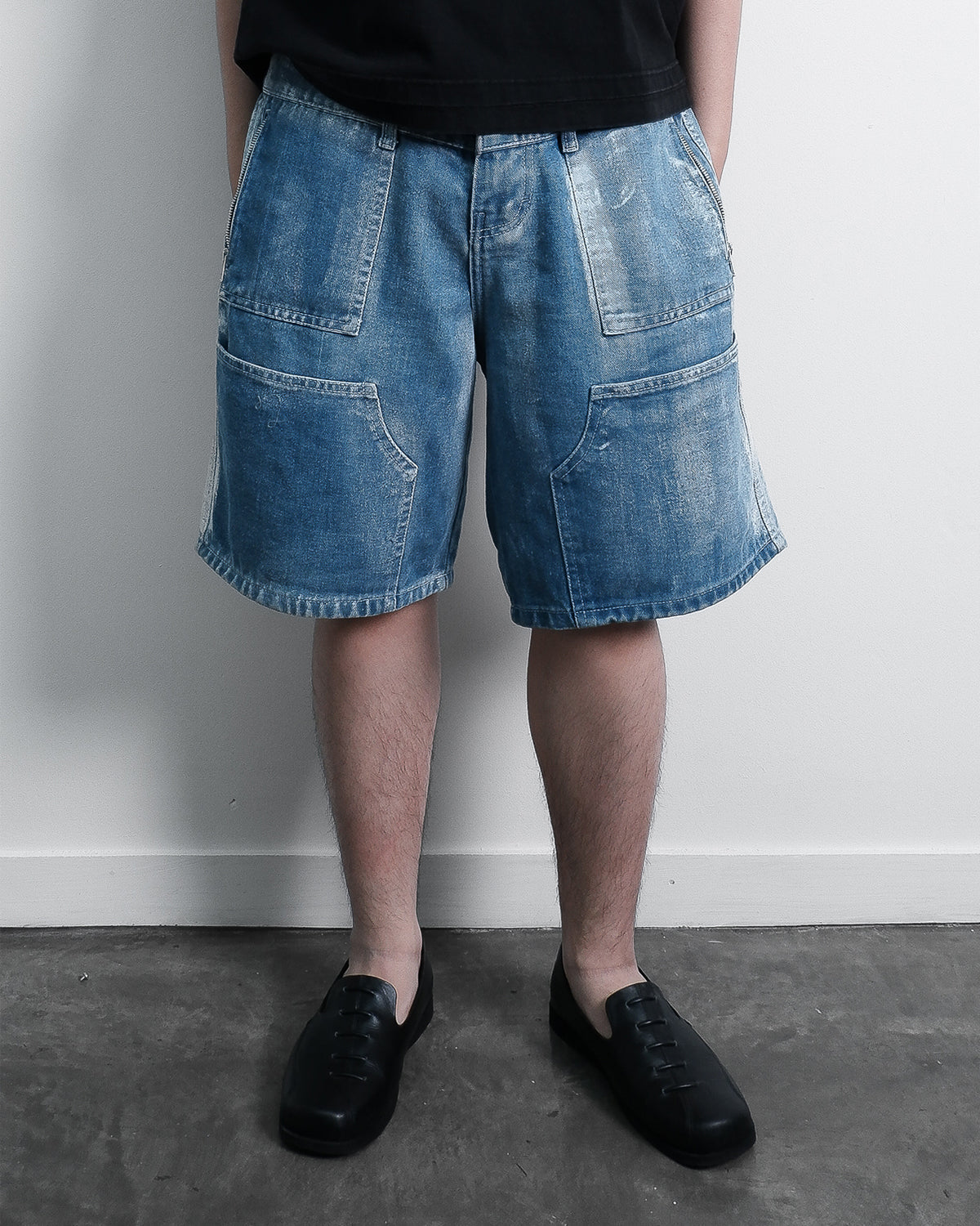 Stacked Waist Denim Jorts