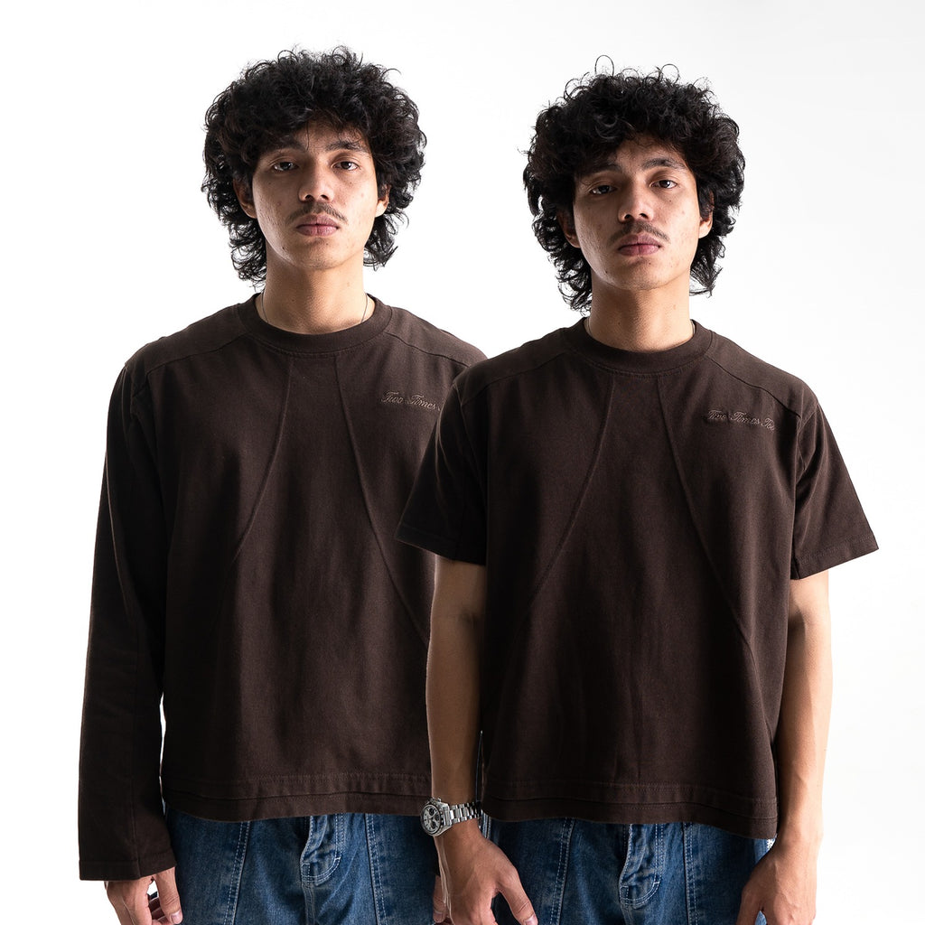 Boxy Daily Tee - Brown