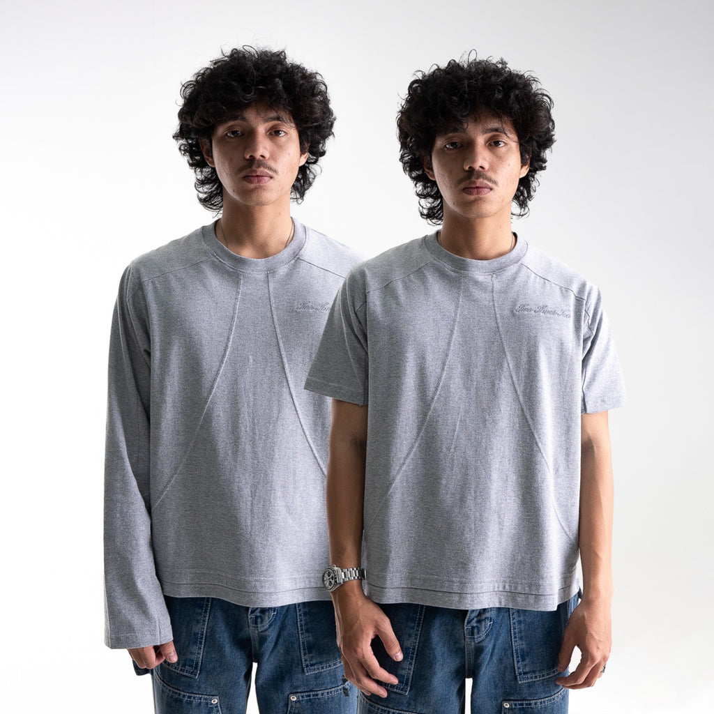 Boxy Daily Tee - Misty Grey