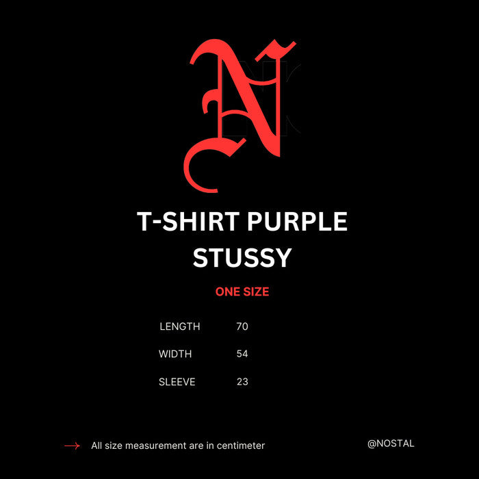 Stussy Purple Pink T-Shirt