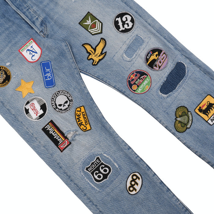 Light Blue Patches Jeans