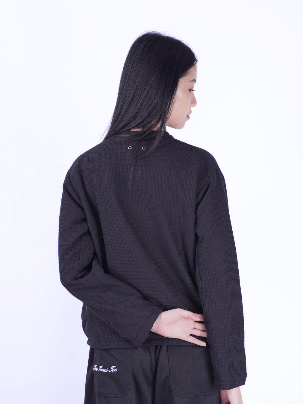 Asymetrical Zipper Crewneck