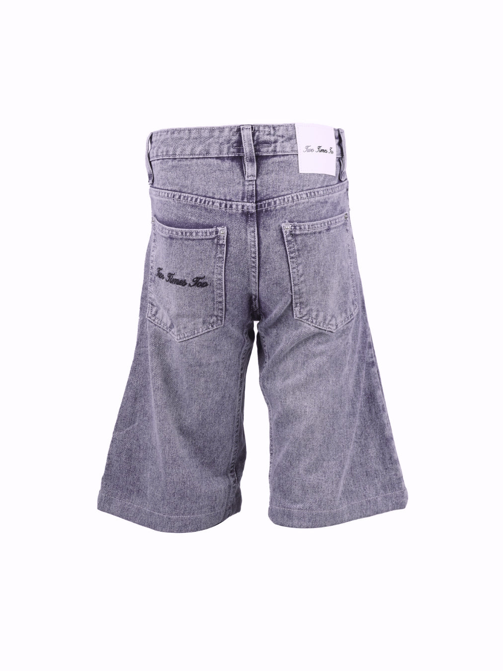 Pleated Jorts - Aged Black