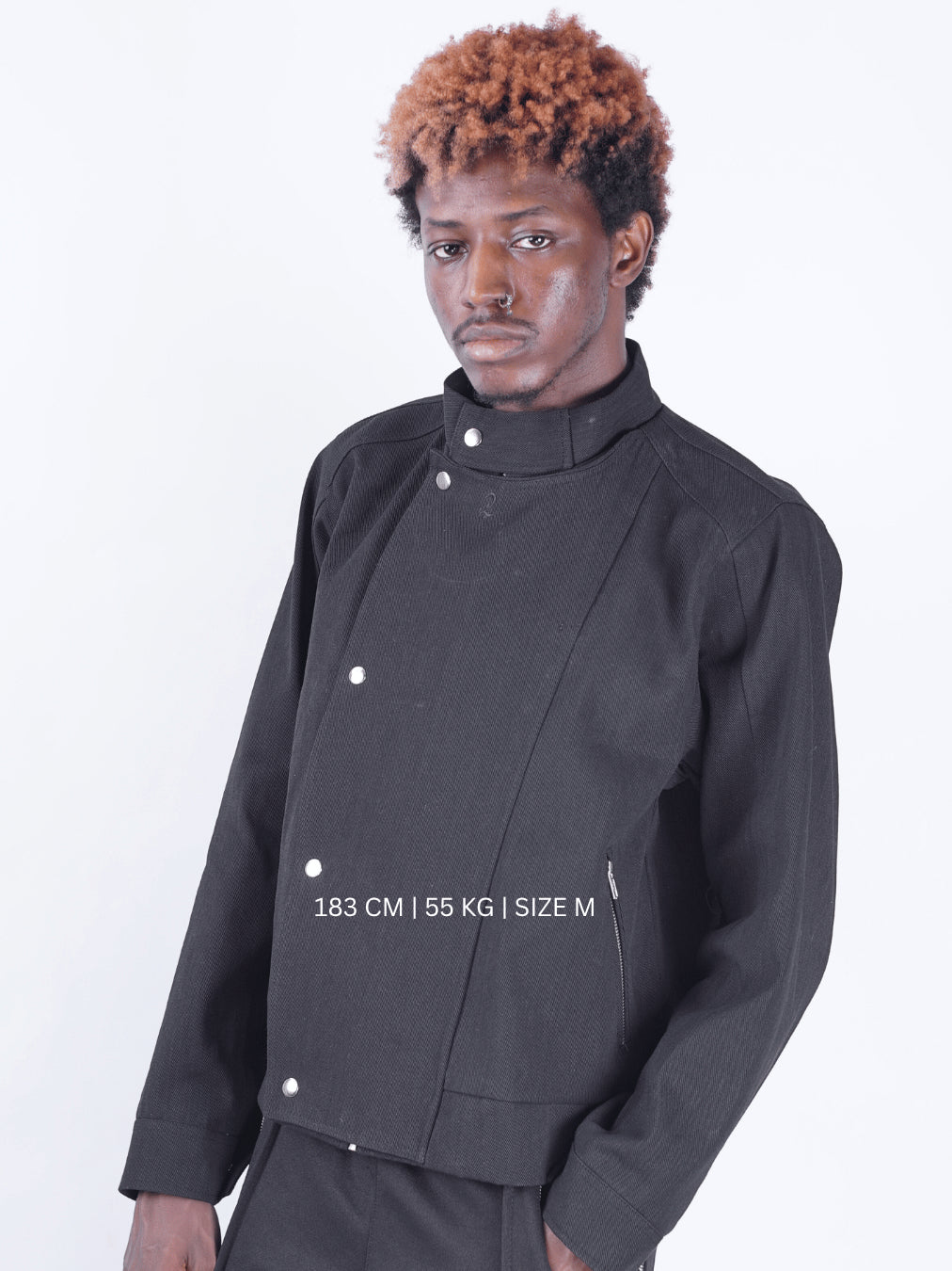 Asymetrical Zipper Crewneck