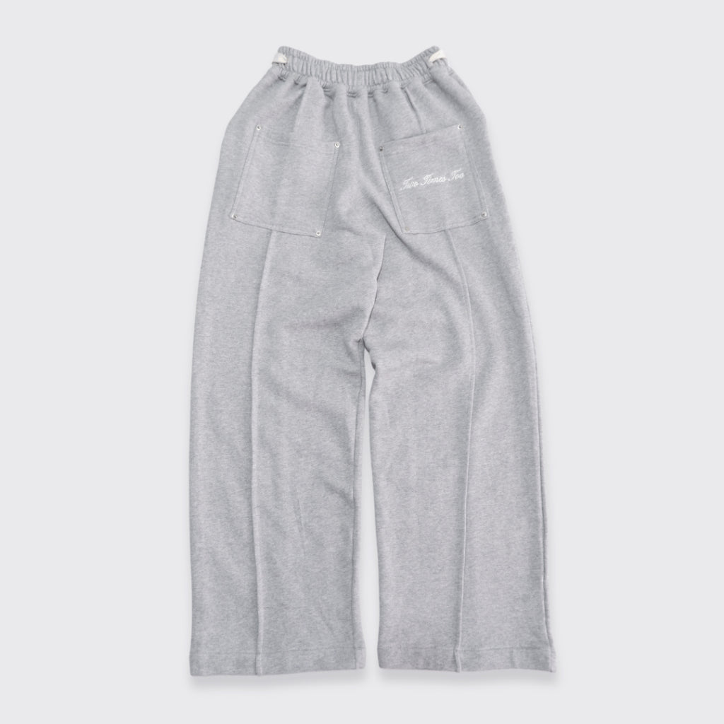 Pleated Jean Sweatspants