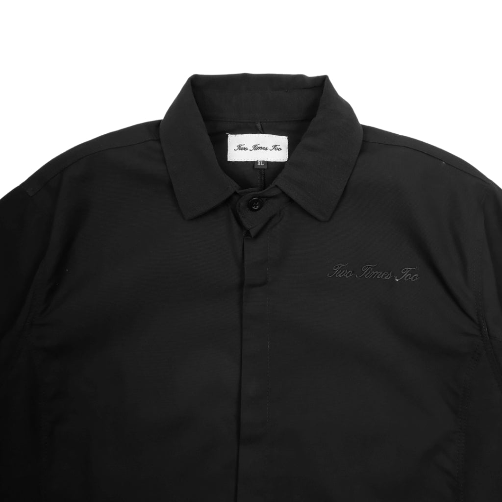 Two Tone Holiday Work Shirt - Black/Black