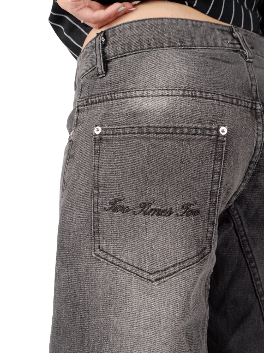 Regular Balloon Denim - Aged Black