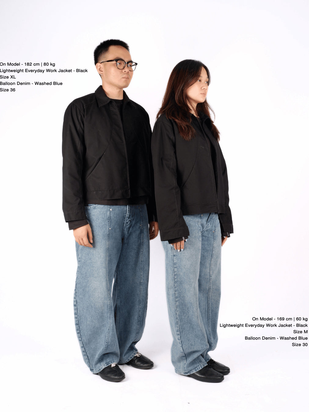 Balloon Denim - Aged Blue