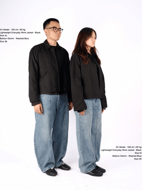 Balloon Denim - Aged Blue