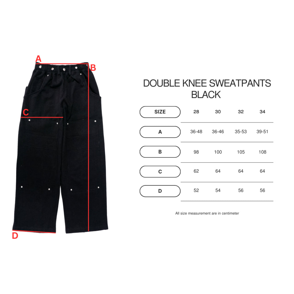 Double Knee Sweatpants / SS 25