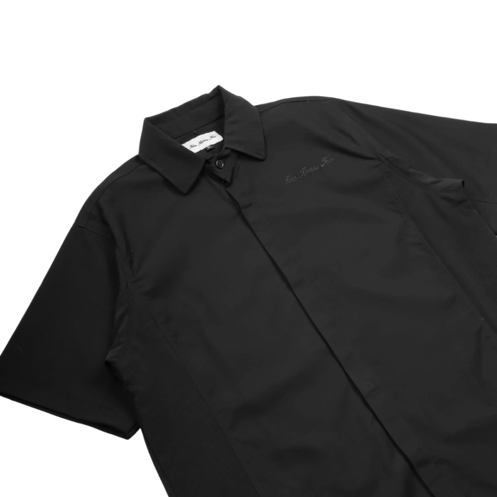 Two Tone Holiday Work Shirt - Black/Black