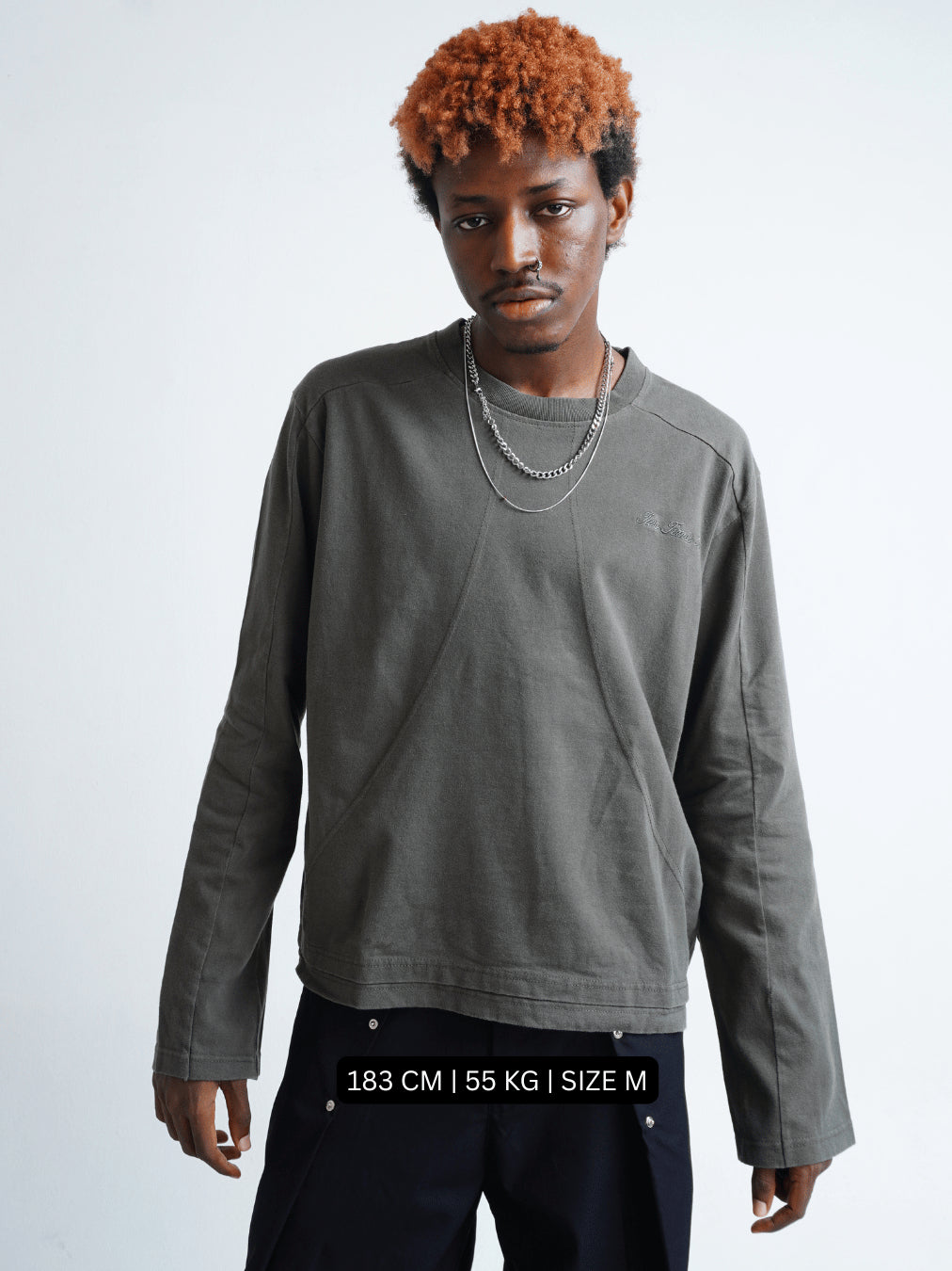 Boxy Daily Tee Vintage Grey