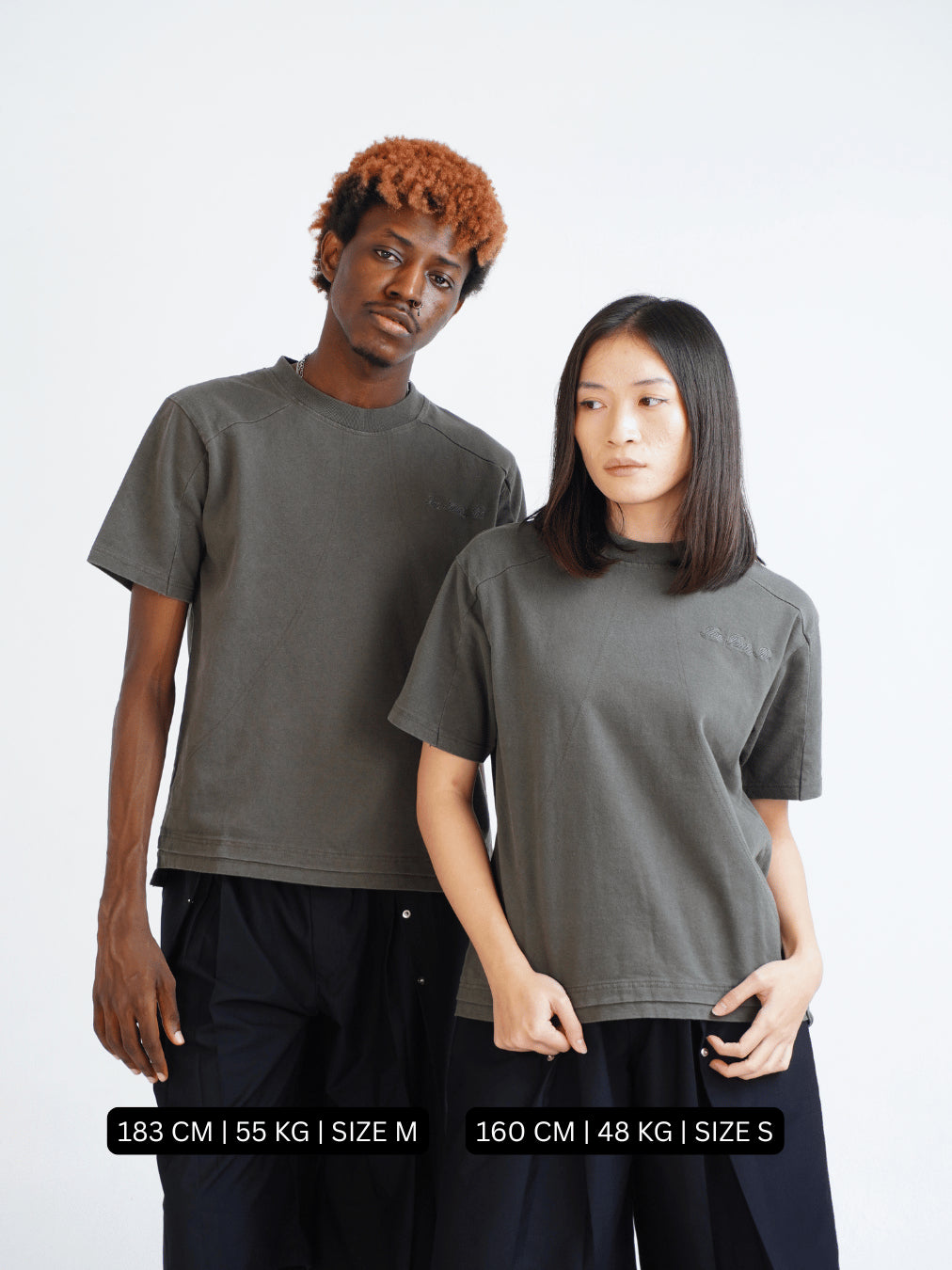 Boxy Daily Tee Vintage Grey