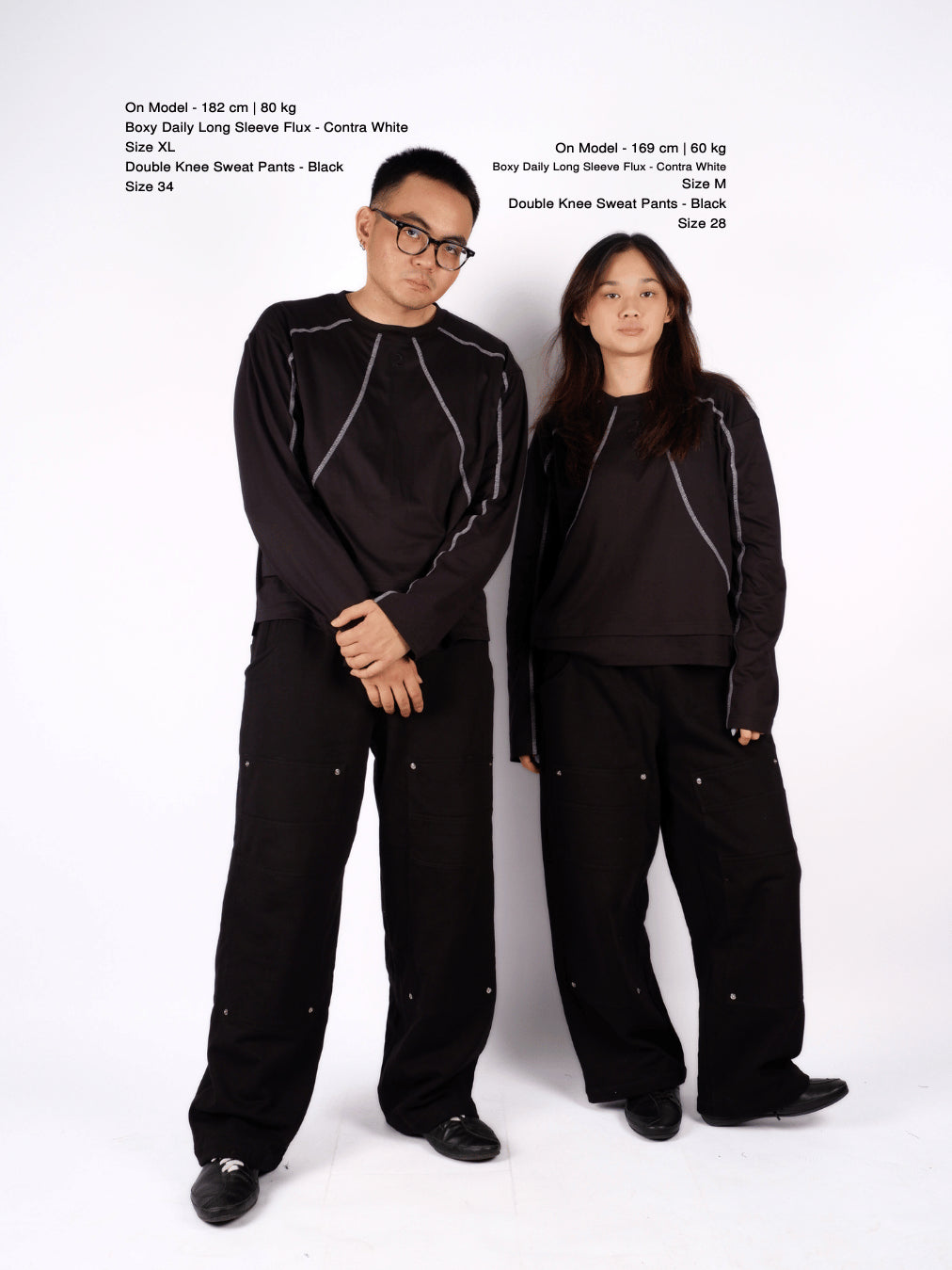 Boxy Daily Longsleeve Flux Contra White