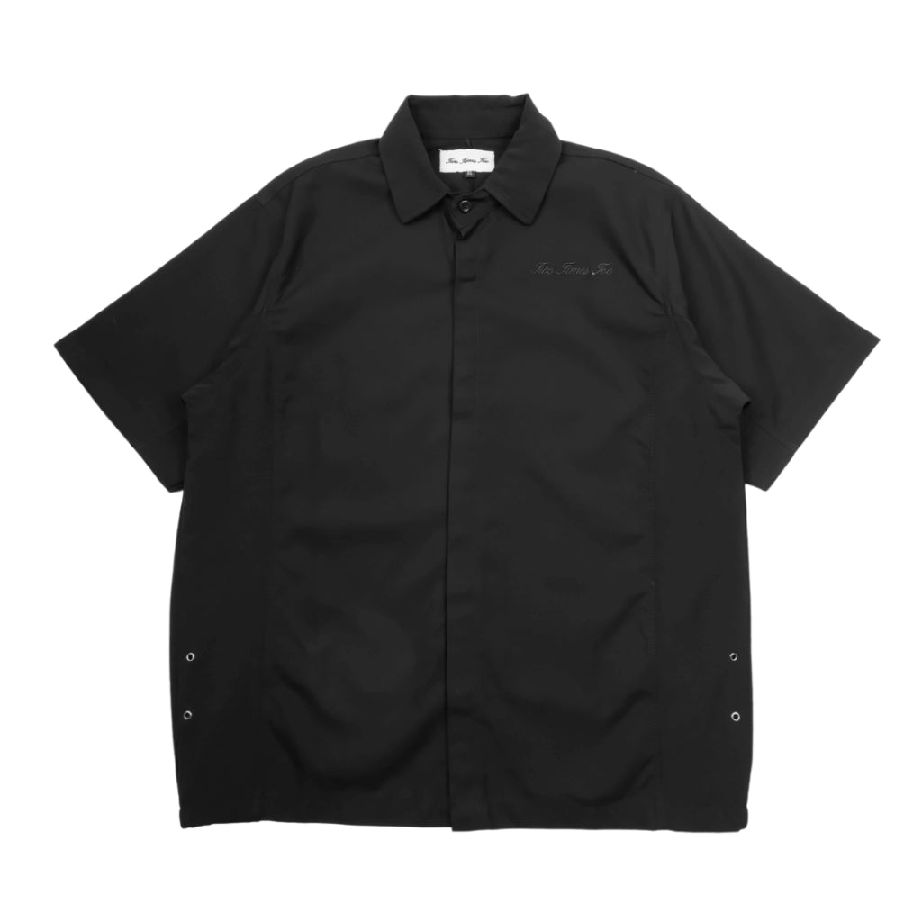Two Tone Holiday Work Shirt - Black/Black