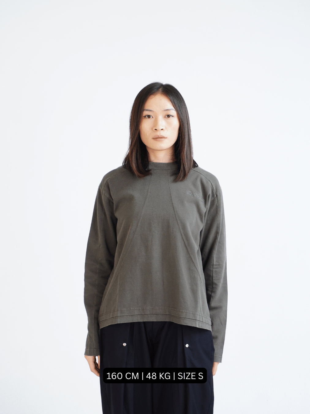 Boxy Daily Tee Vintage Grey