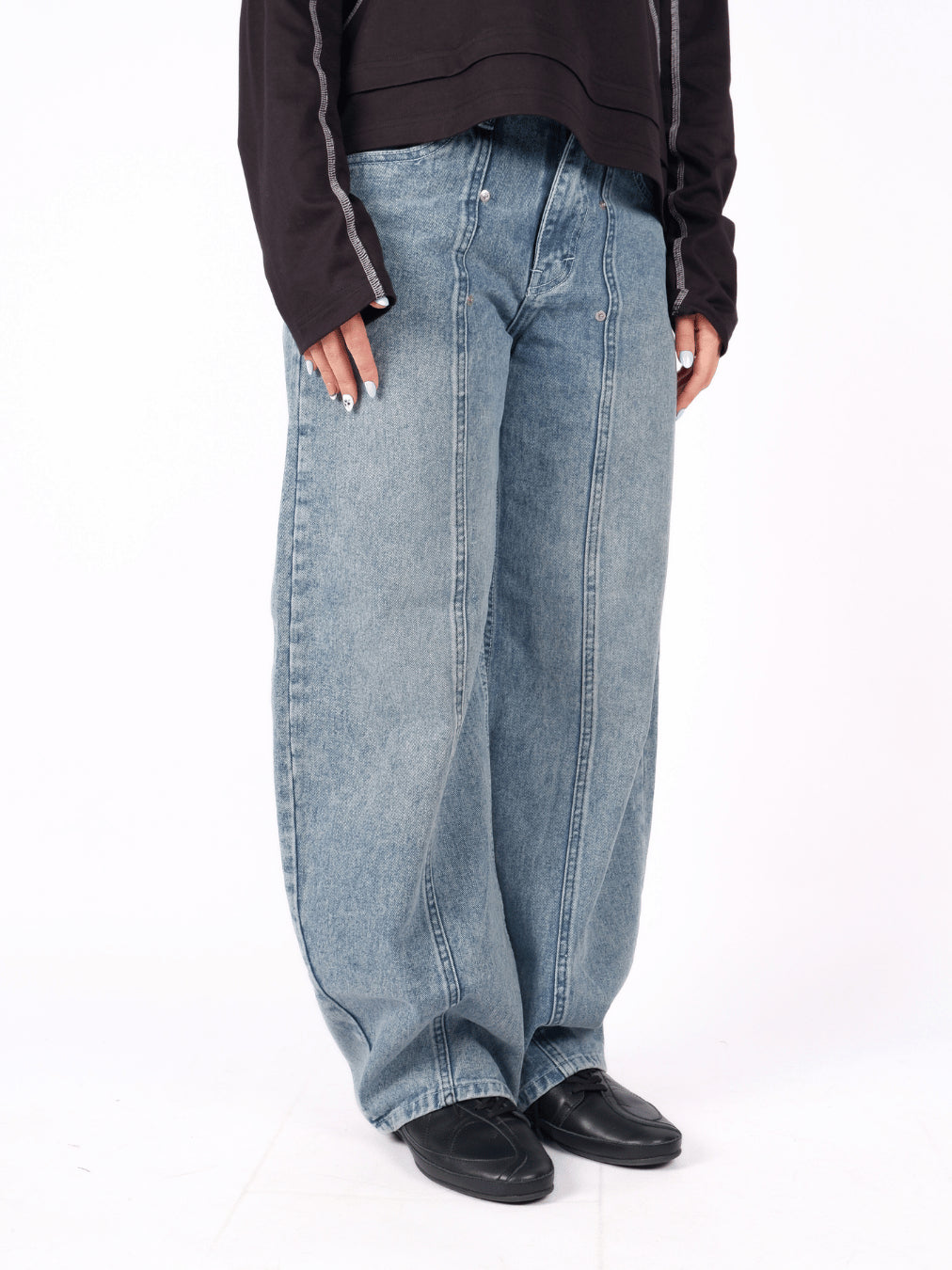 Balloon Denim - Aged Blue