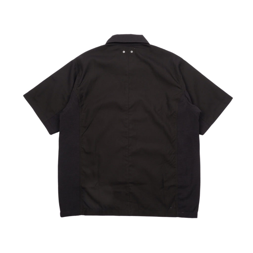 Two Tone Holiday Work Shirt - Black/Black
