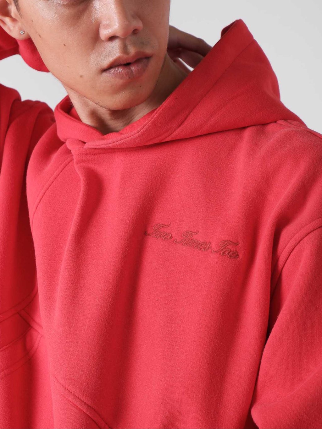 Rift Hoodie Washed - Red