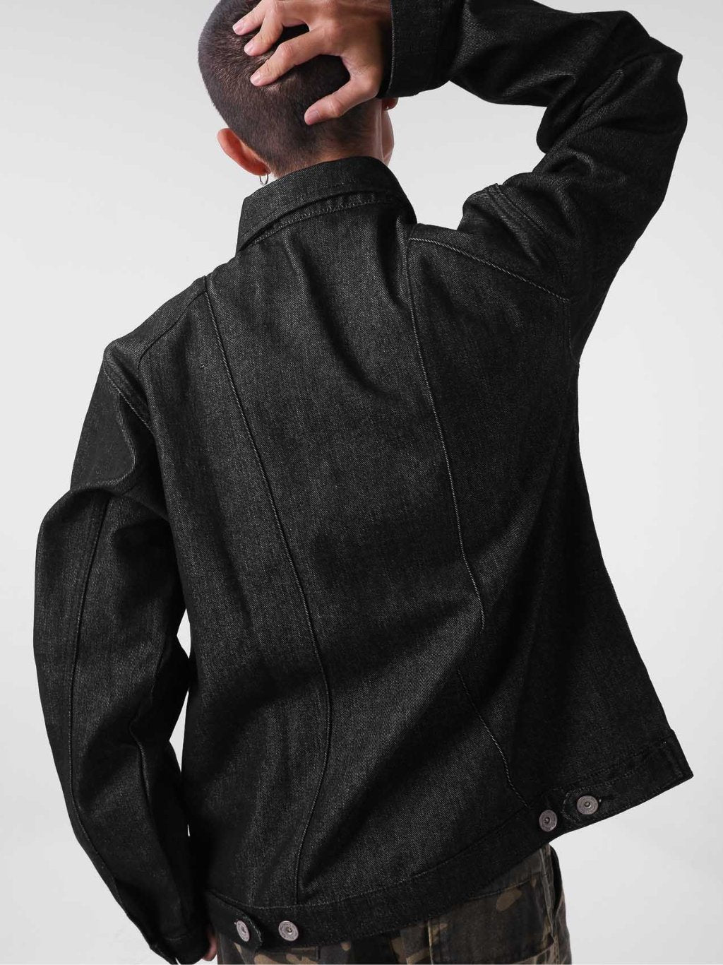 Arc Denim Jacket - Raw Black