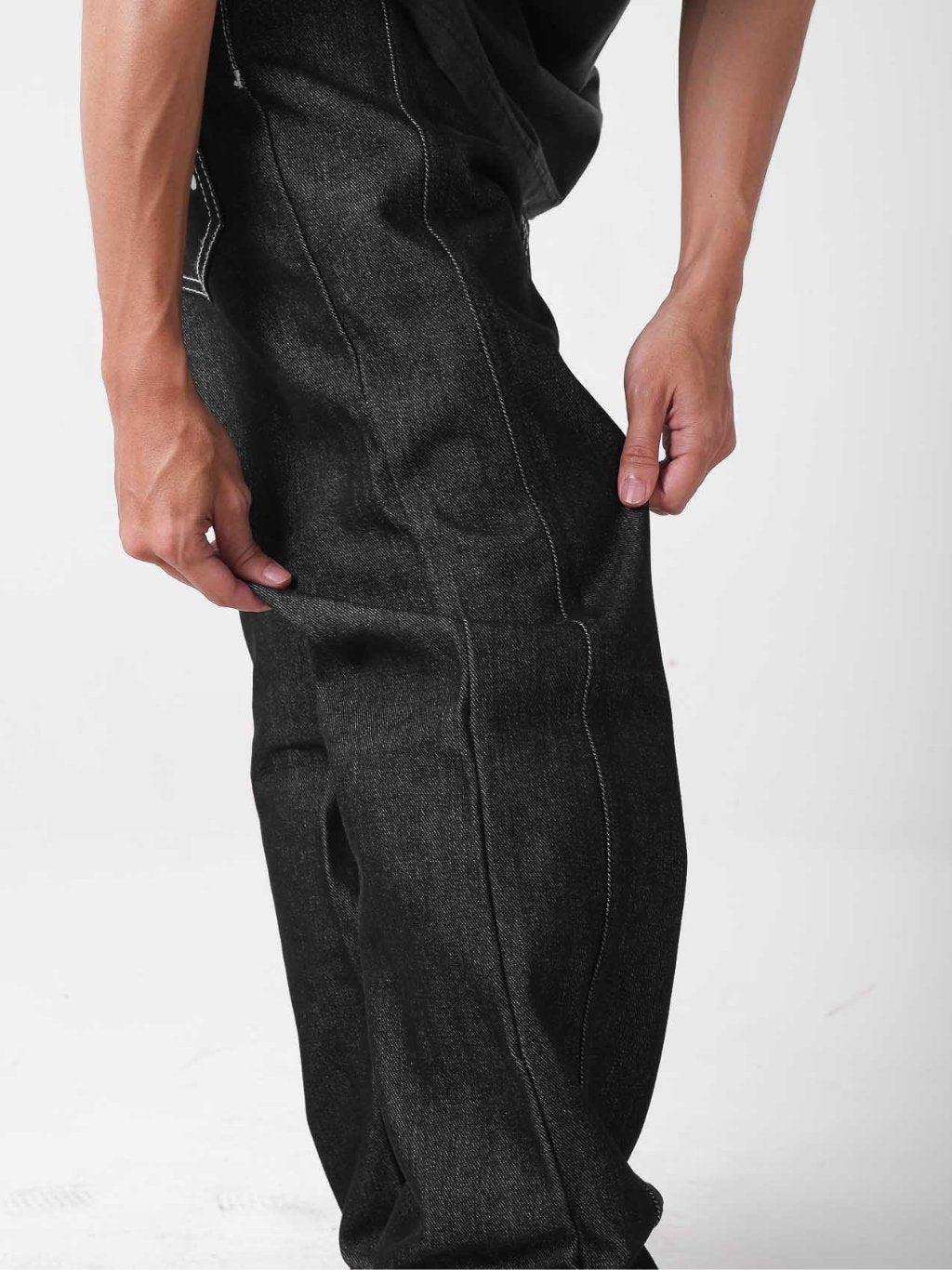 Drift Flared Denim - Raw Black