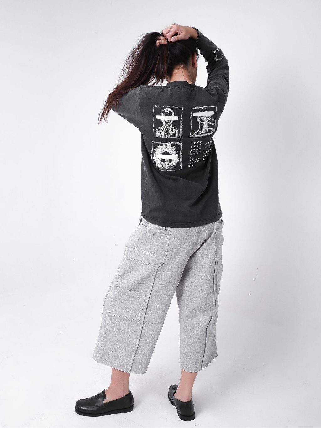 Erode Longsleeve - Washed Black