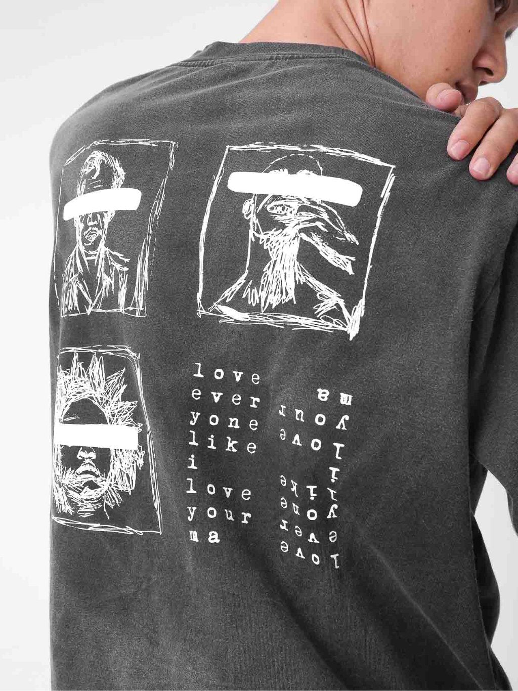 Erode Longsleeve - Washed Black