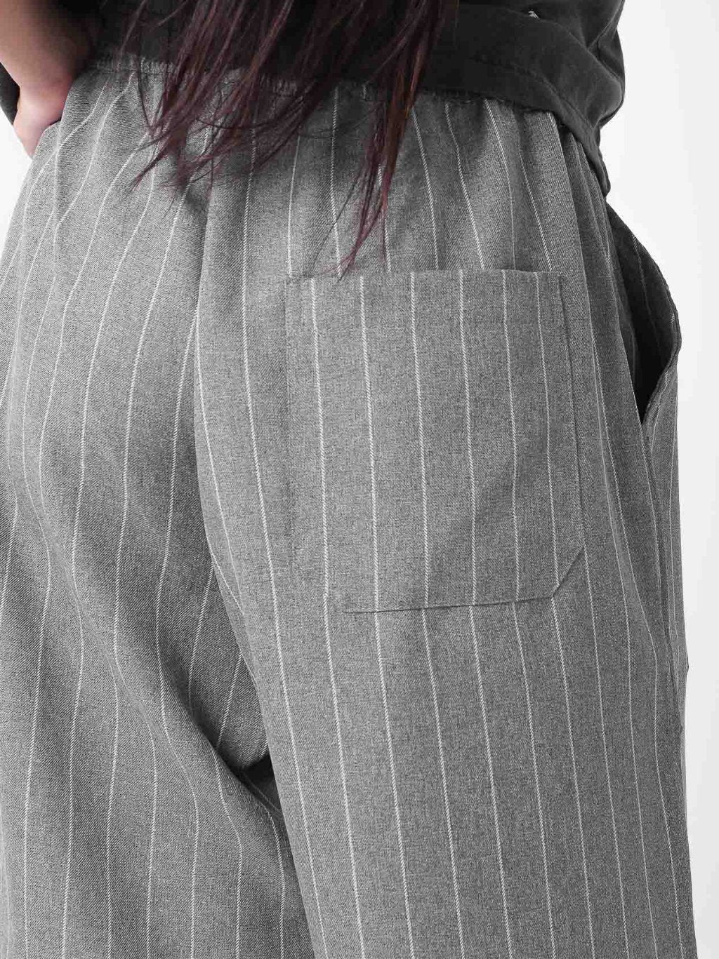 Flow Short Stripe - Grey