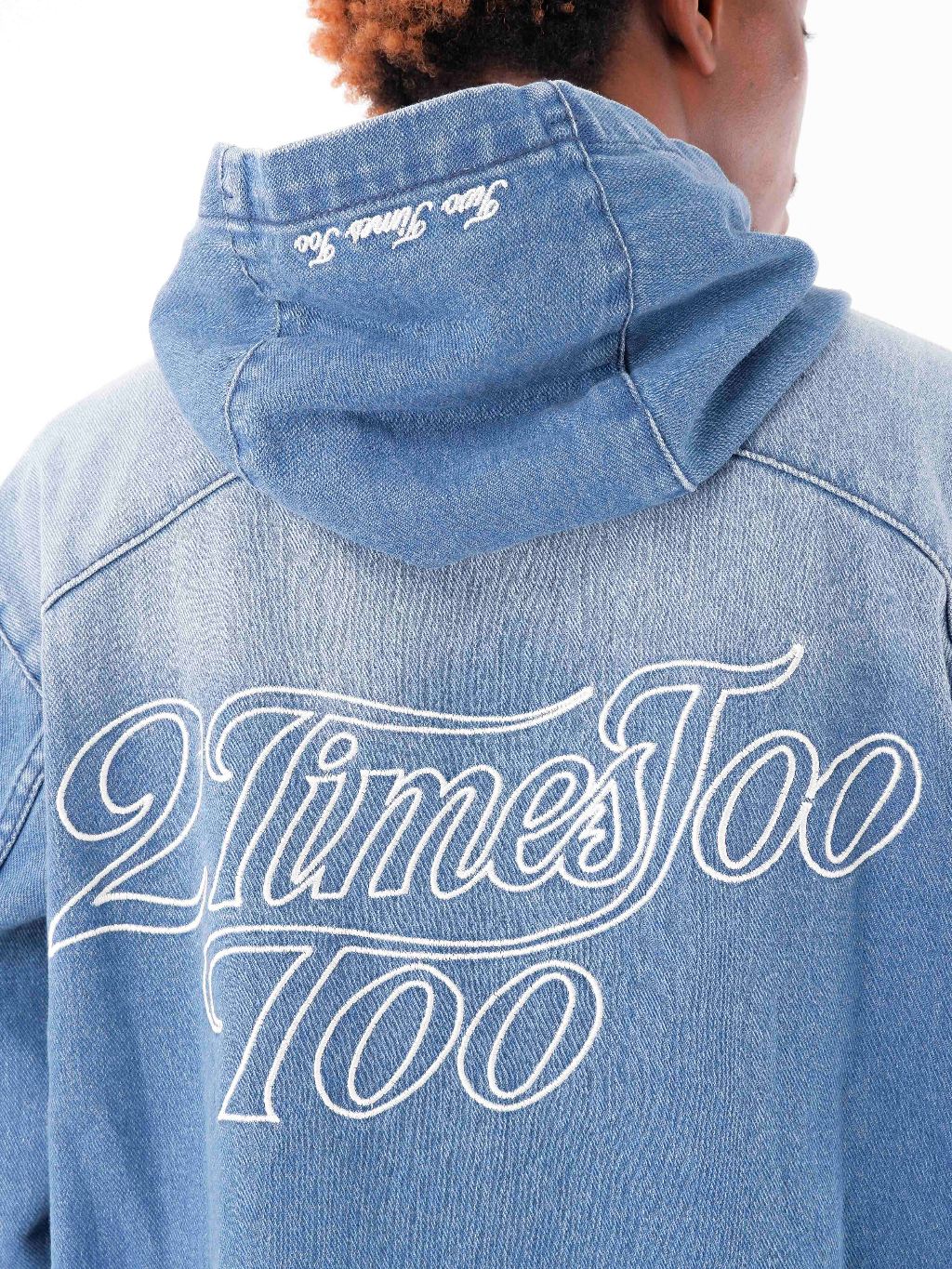 Denim Active Jacket - Washed Blue