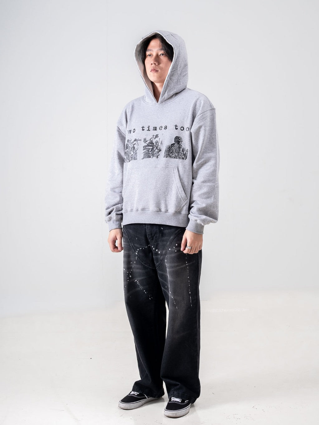 War Hoodie - Light Grey