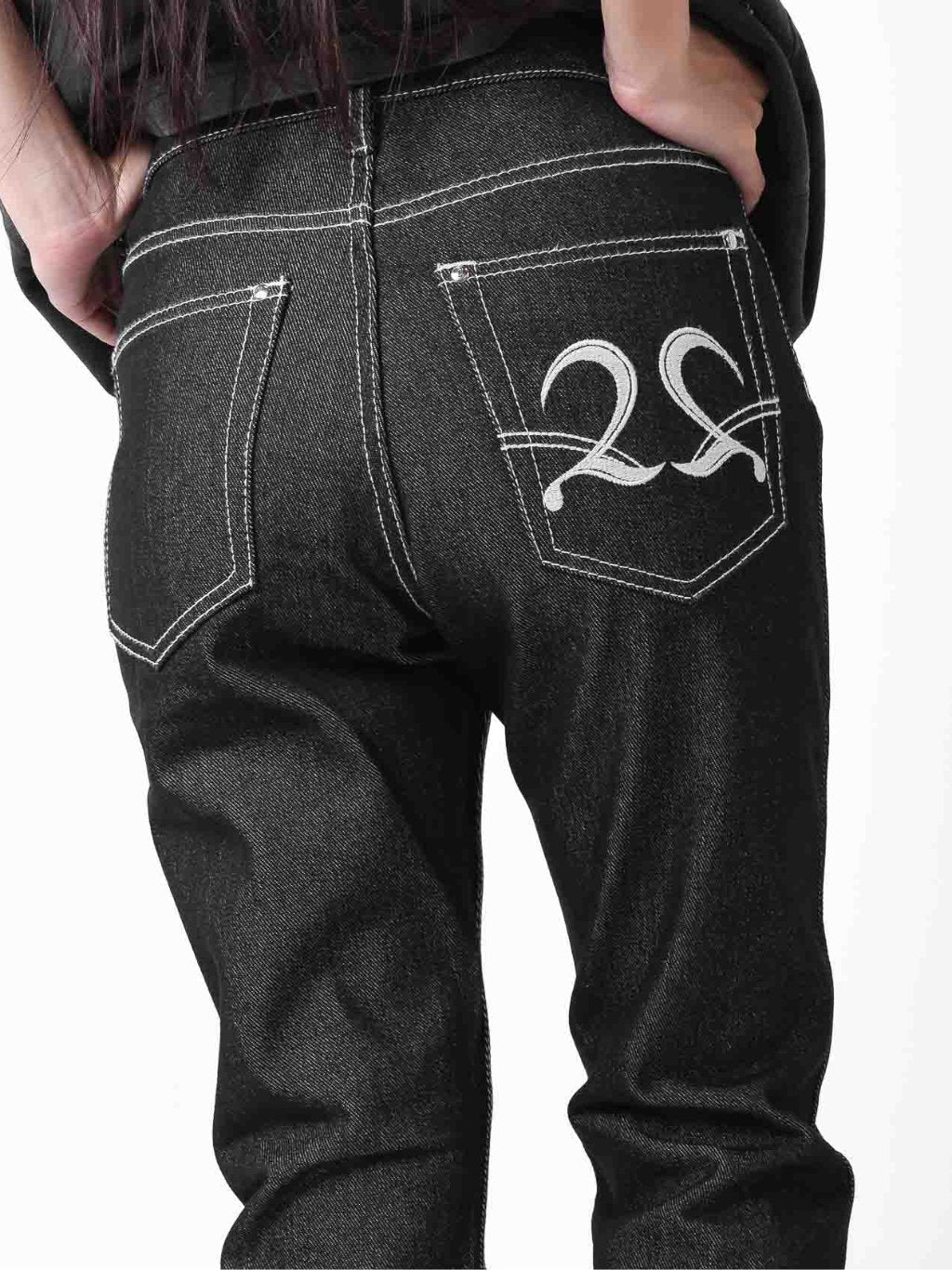 Drift Flared Denim - Raw Black